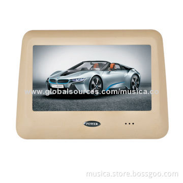 9-inch car headrest, pillow monitor with touch screen